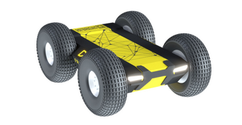 Ровер DH:FRAME 150 в сборе (basic AGV platform + onboard electronics)